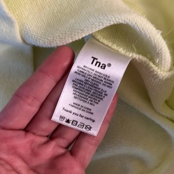 TNA AIry Fleece Perfect Crew Sweatshirt - Picture 3 of 3